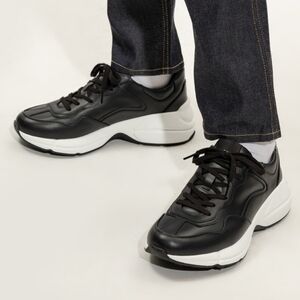 Gucci Rhyton Leather Sneaker Size 7.5